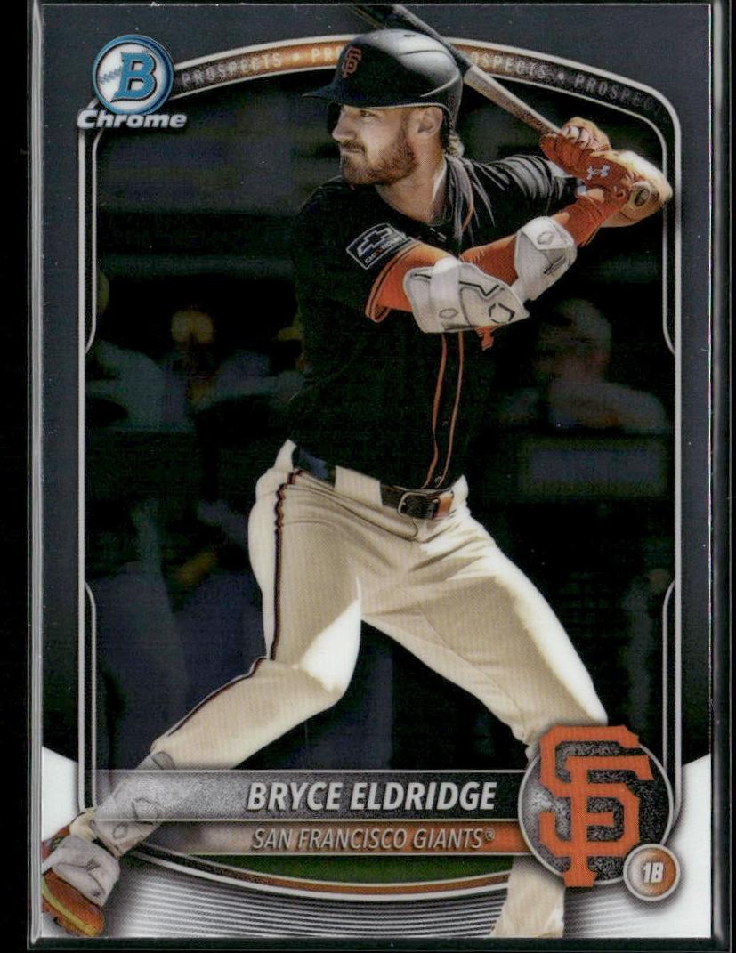 Bryce Eldridge 2025 Bowman Chrome Prospects card