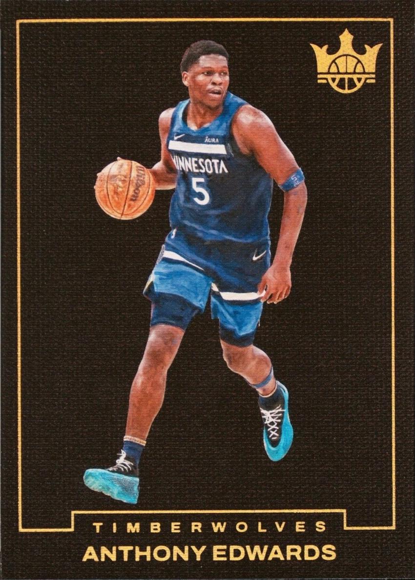 2023 Panini Court Kings Blank Slate Anthony Edwards #10 card