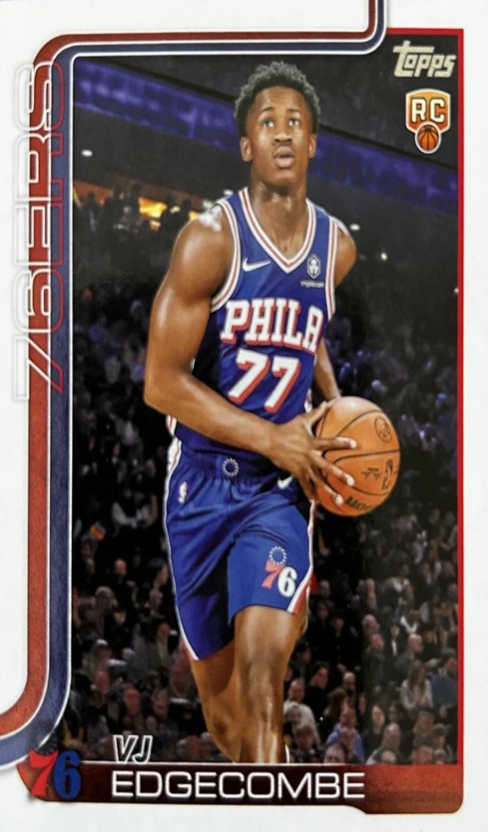 VJ Edgecombe 2025 Topps Basketball card