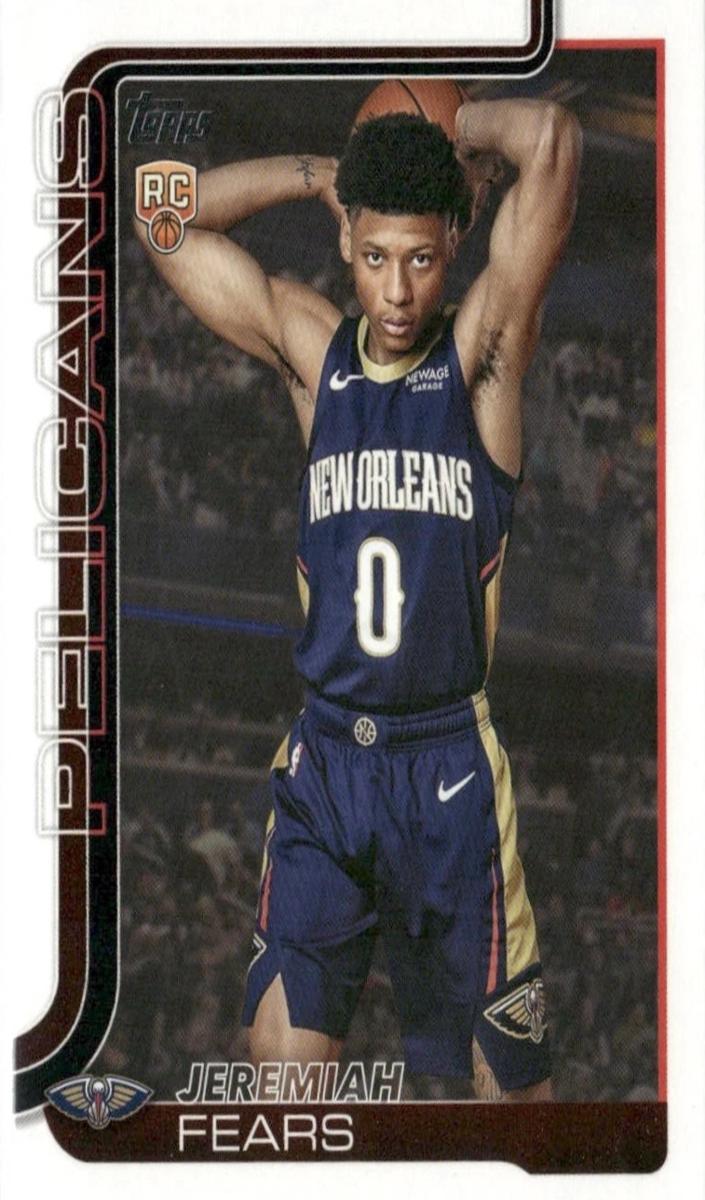 Jeremiah Fears 2025 Topps Basketball card