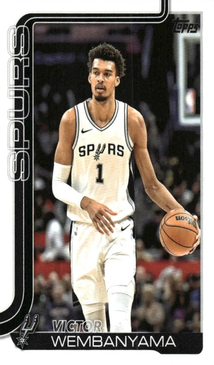 Victor Wembanyama 2025 Topps Basketball card
