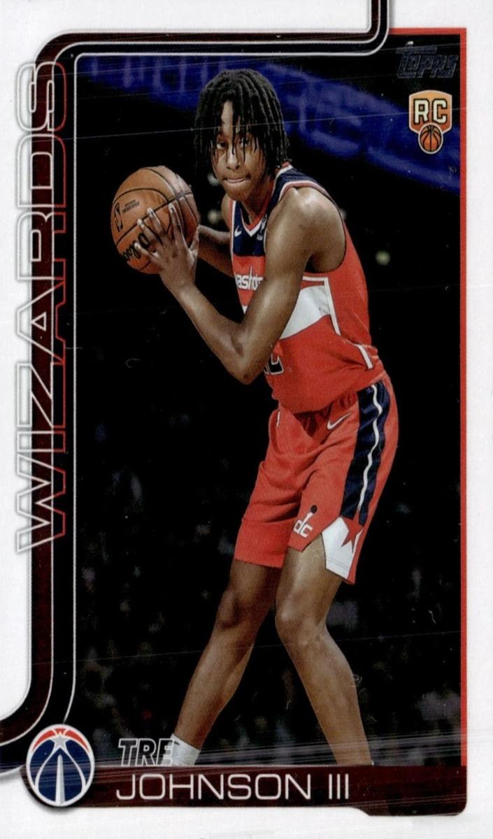 Tre Johnson III 2025 Topps Basketball card