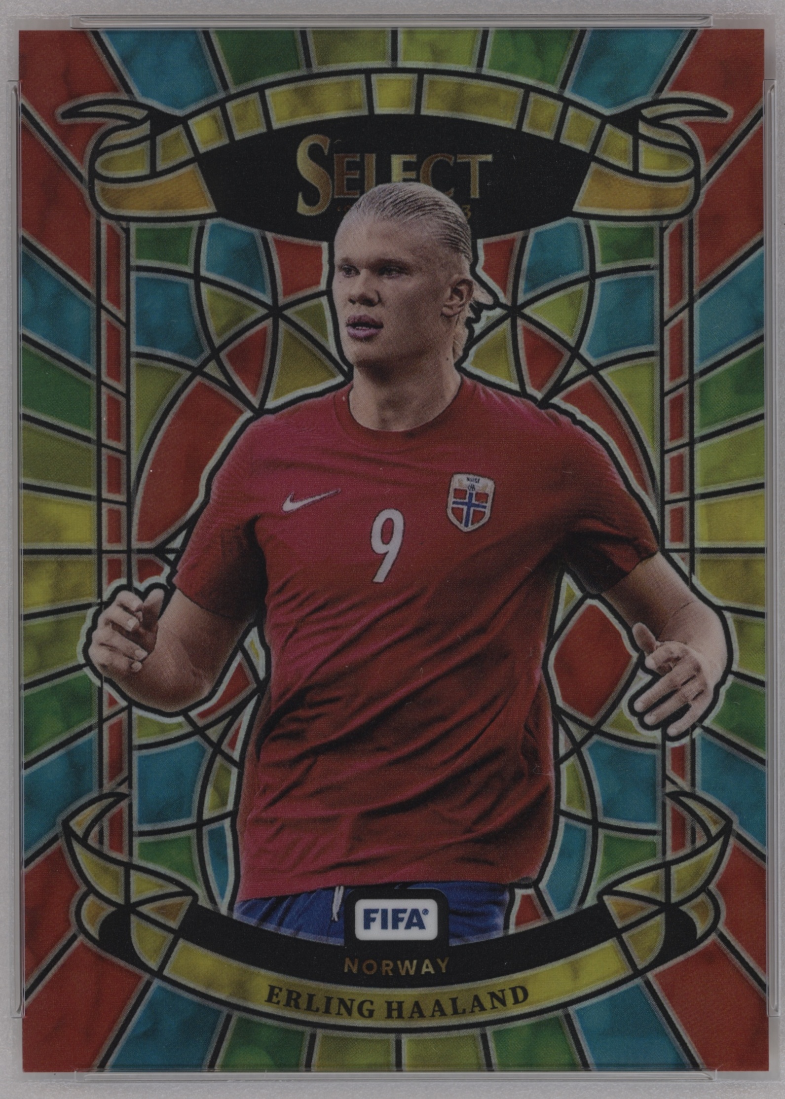 2022 Panini Select FIFA Erling Haaland #12 card