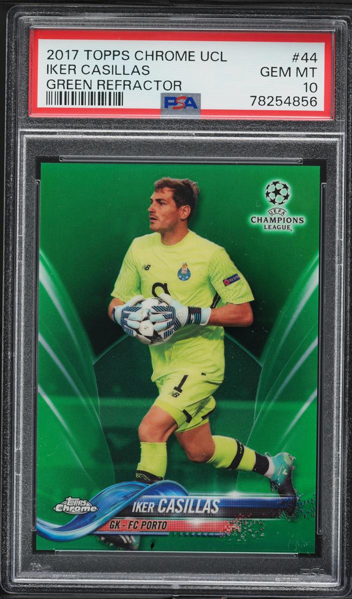 2017 Topps Chrome UEFA Champions League Iker Casillas #44 card