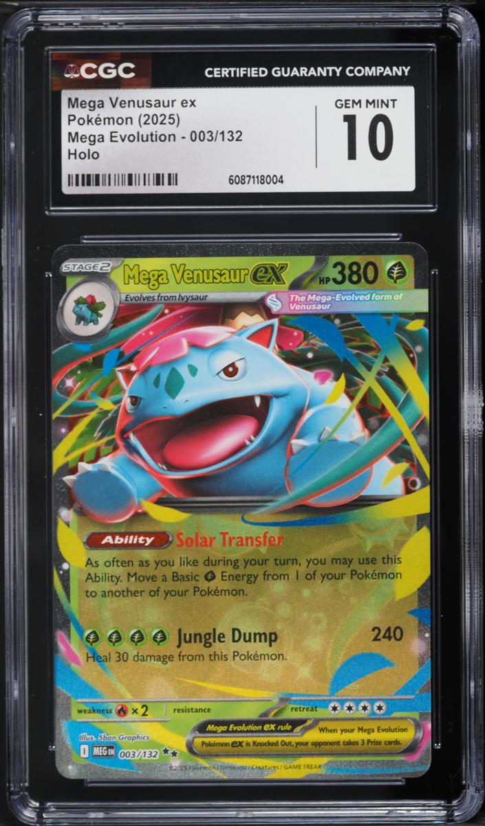 Mega Venusaur EX 2025 Pokemon Mega Evolution