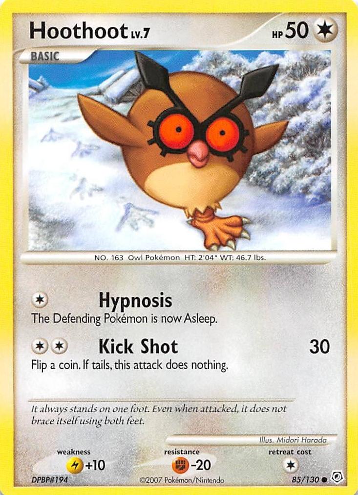 Hoothoot 2007 Pokemon Diamond & Pearl