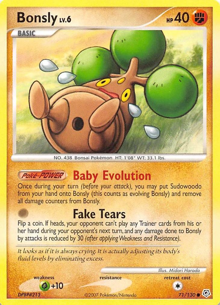 Bonsly 2007 Pokemon Diamond & Pearl