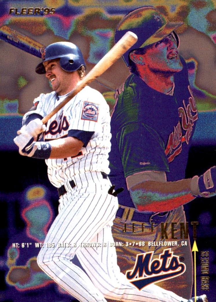 1995 Fleer Jeff Kent #373 card