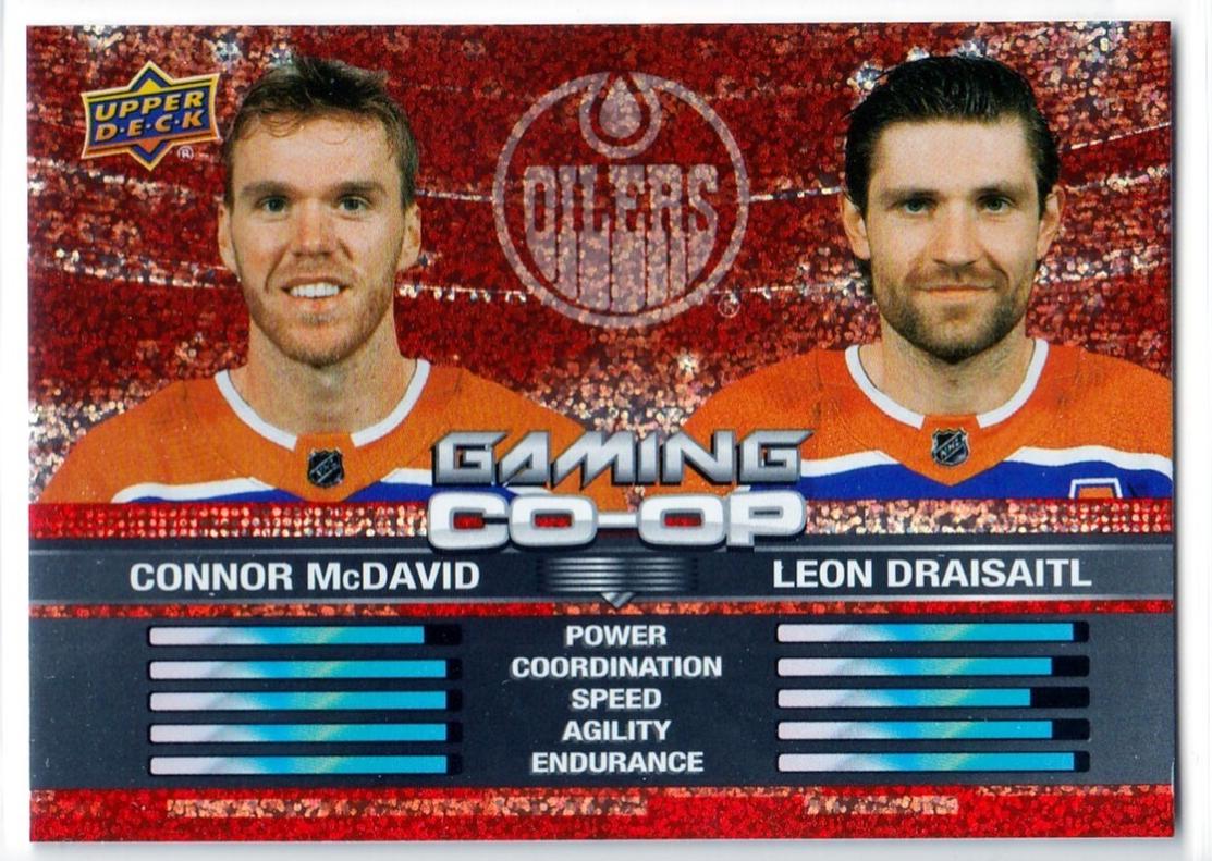 2024 Upper Deck Connor McDavid / Leon Draisaitl [Speckle] #CGO-1 card