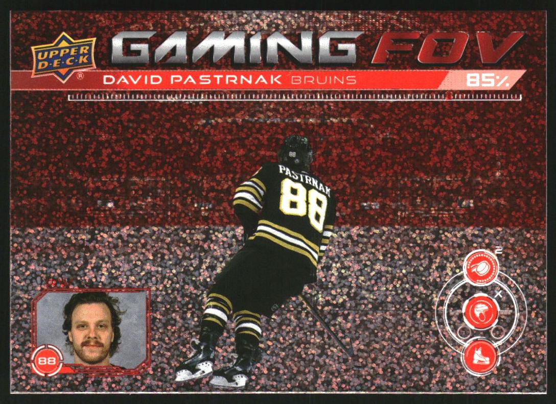 2024 Upper Deck David Pastrnak [Blue] #GFOV-4 card