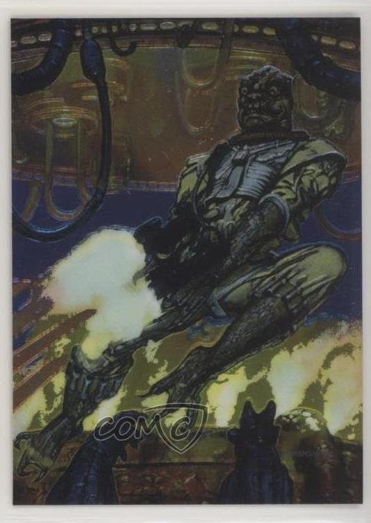 1996 Topps Finest Star Wars Bossk #36 card