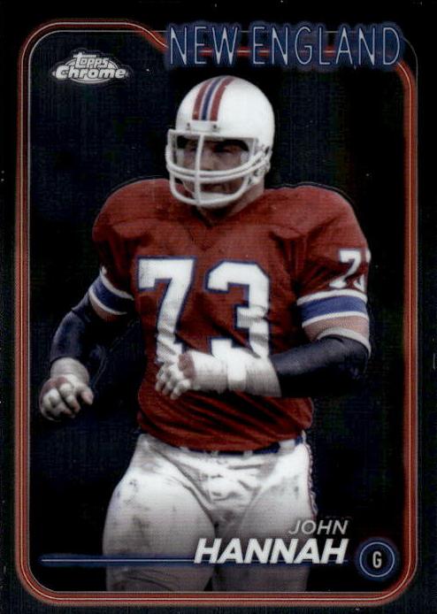 John Hannah 2024 Topps Chrome Football card
