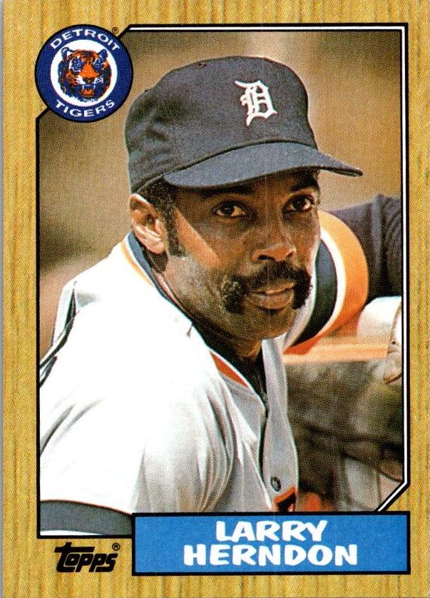 1987 Topps Larry Herndon #298 card