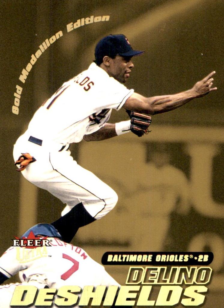 2001 Delino DeShields [Gold Medallion] #189