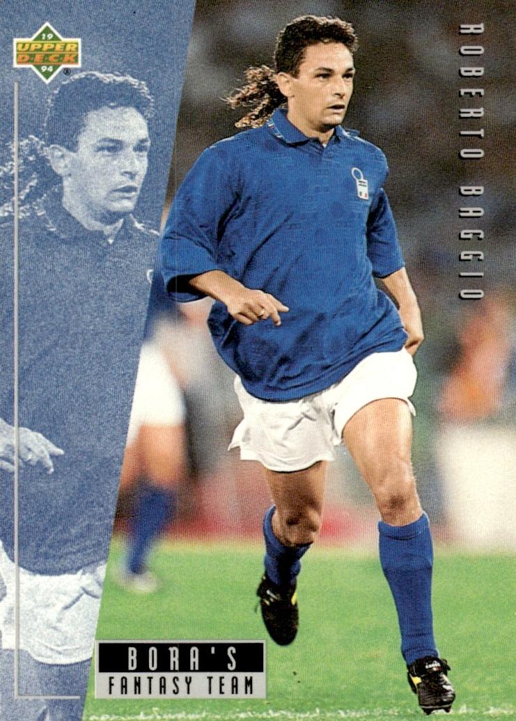1994 Upper Deck World Cup Contenders English / Spanish Roberto Baggio #B10 card