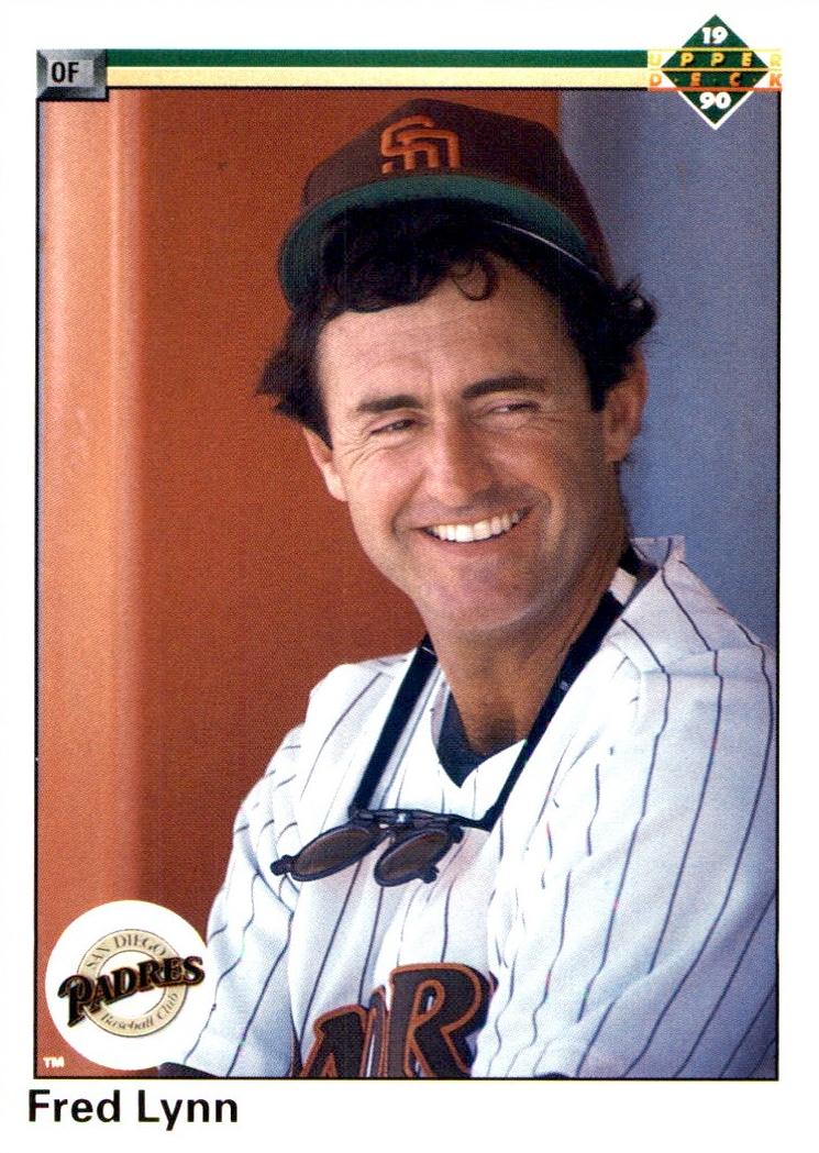 1990 Upper Deck Fred Lynn #771 card