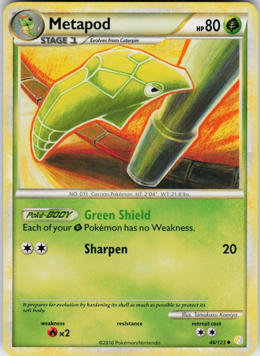 Metapod 2010 Pokemon HeartGold & SoulSilver