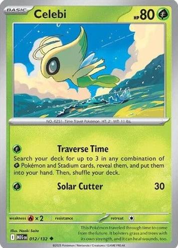 Celebi 2025 Pokemon Mega Evolution