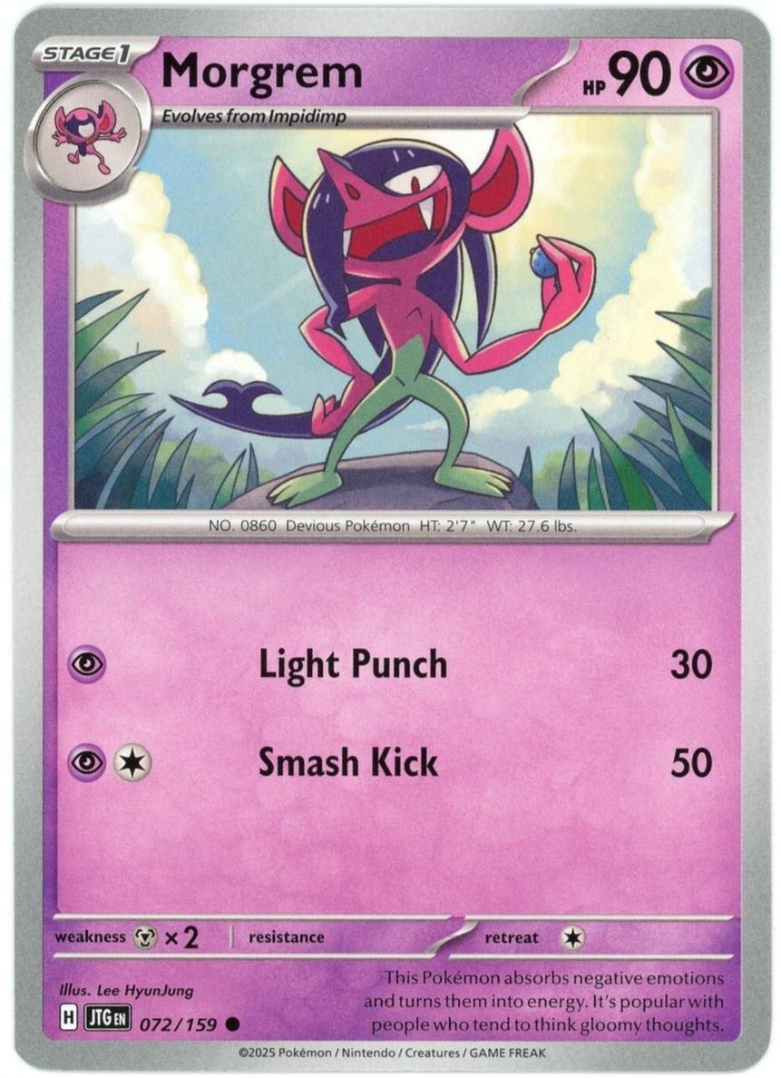 Morgrem 2025 Pokemon Scarlet & Violet Journey Together