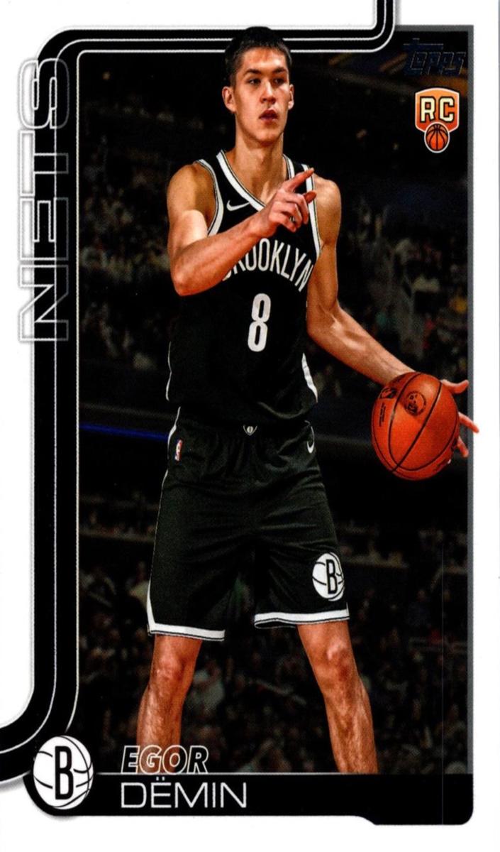 Egor Demin 2025 Topps Basketball card