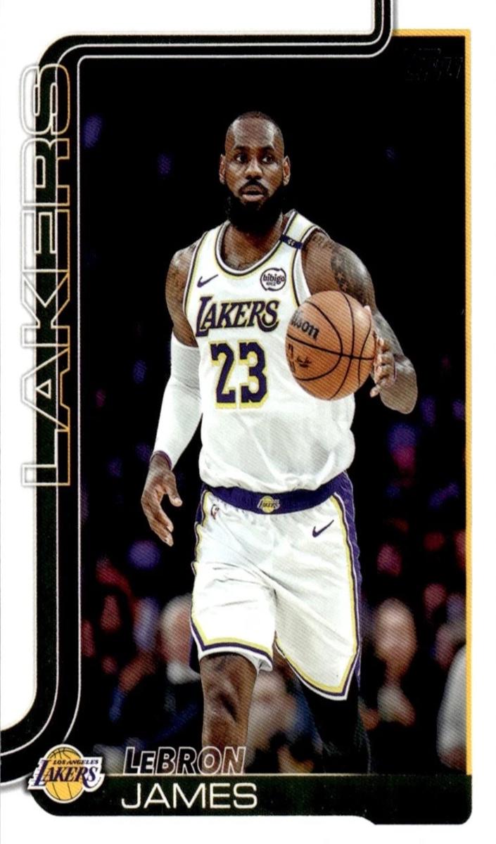 LeBron James 2025 Topps Basketball card