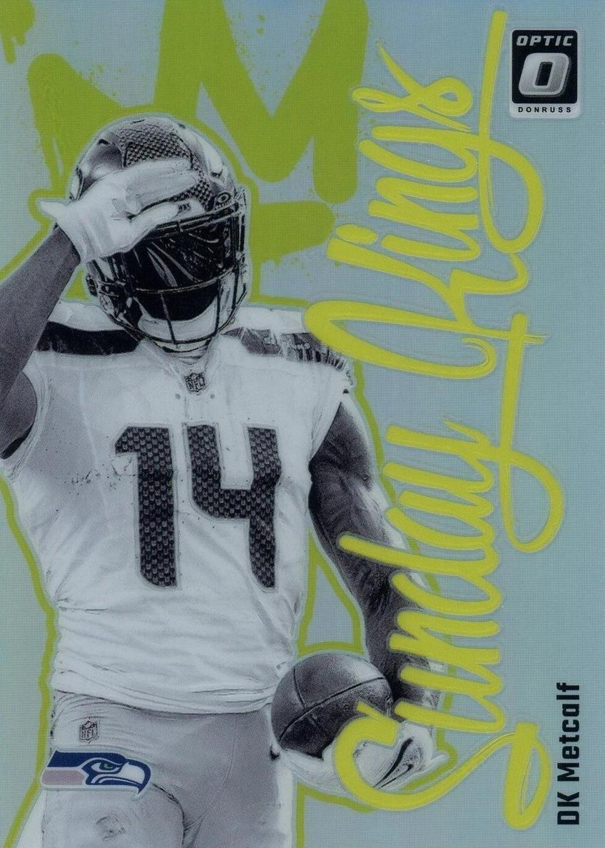 DK Metcalf 2024 Donruss Optic Sunday Kings Football