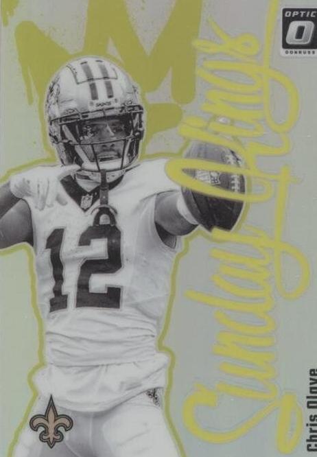Chris Olave 2024 Donruss Optic Sunday Kings Football