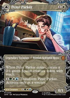 2025 Peter Parker [Borderless Foil] #208