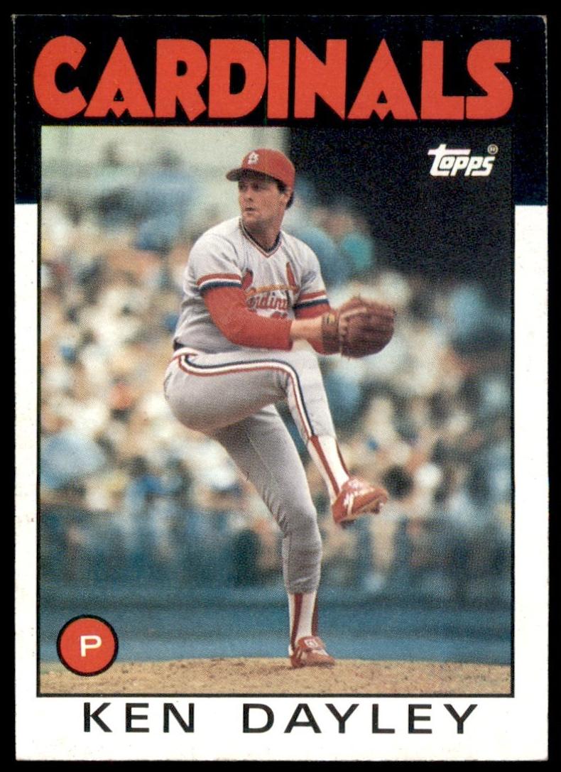 1986 Topps Ken Dayley #607 card