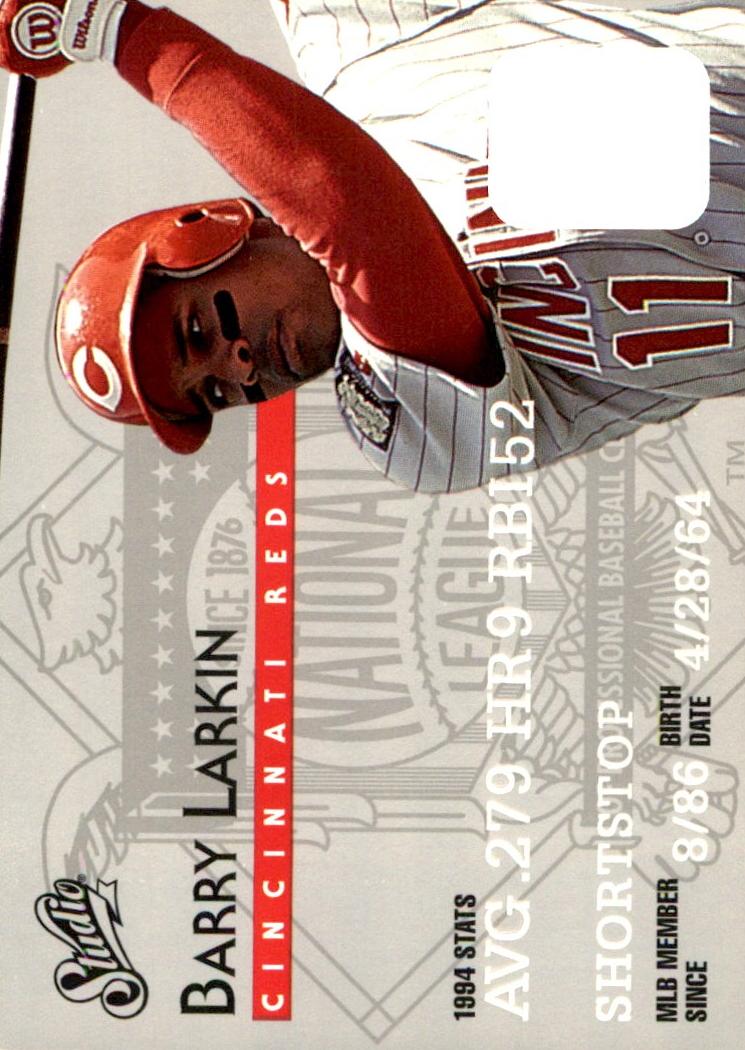 1995 Barry Larkin #37