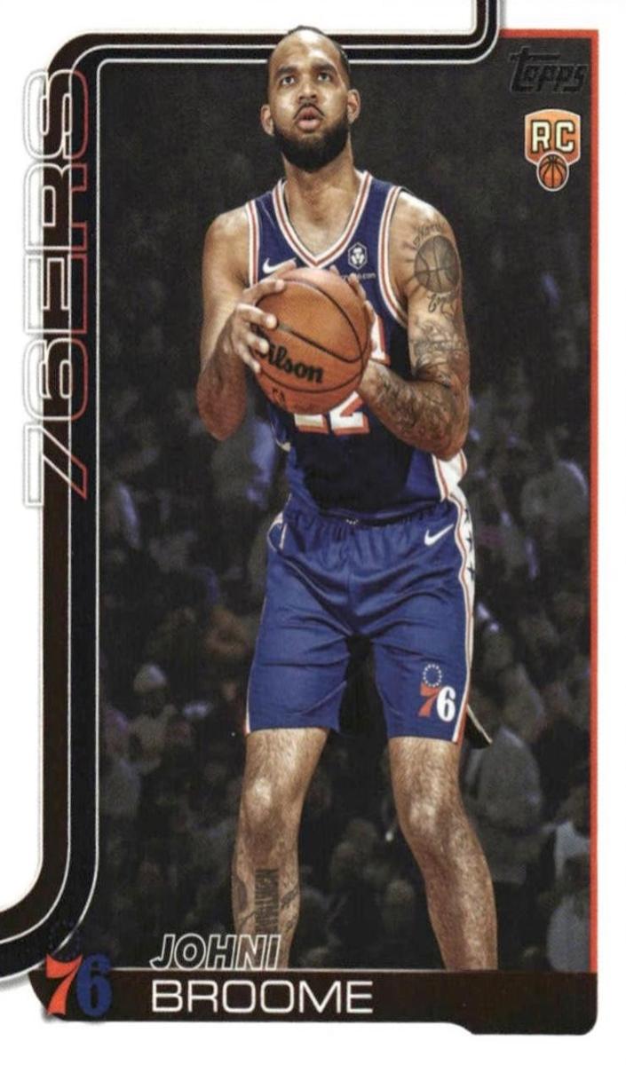 Johni Broome 2025 Topps Basketball card