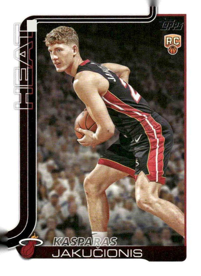 Kasparas Jakucionis 2025 Topps Basketball card