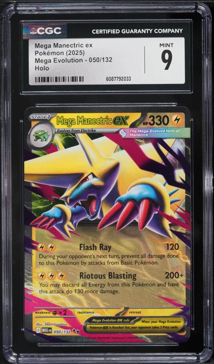 Mega Manectric EX 2025 Pokemon Mega Evolution