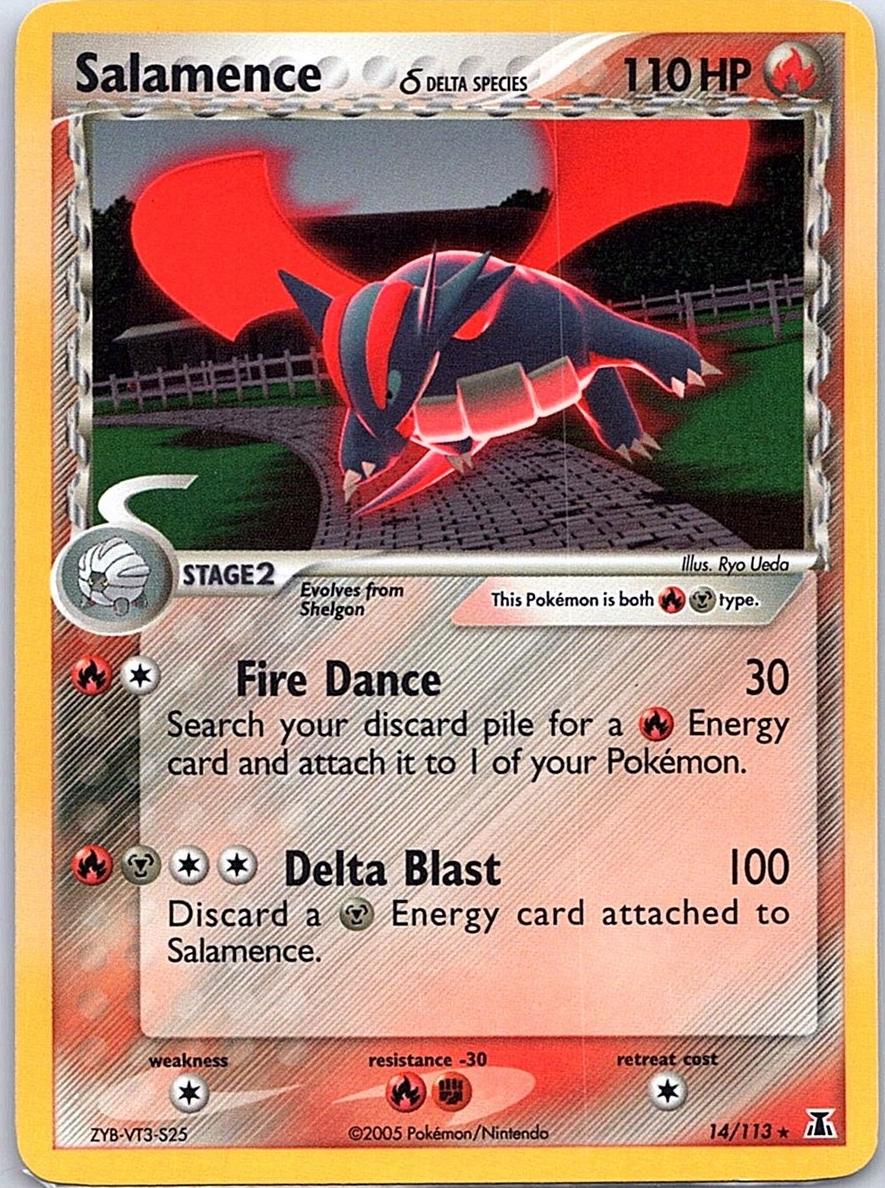 Salamence 2005 Pokemon EX Delta Species