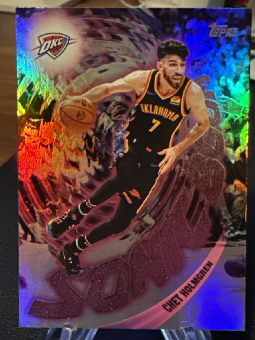 2025 Topps Sonic Boom Chet Holmgren #SB-15 card