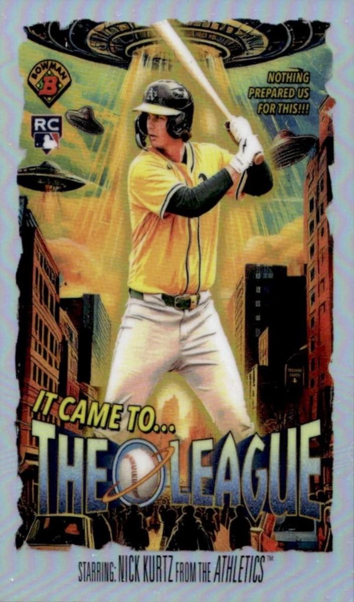 2025 Bowman Chrome It Came to the League Nick Kurtz #IT-16 card