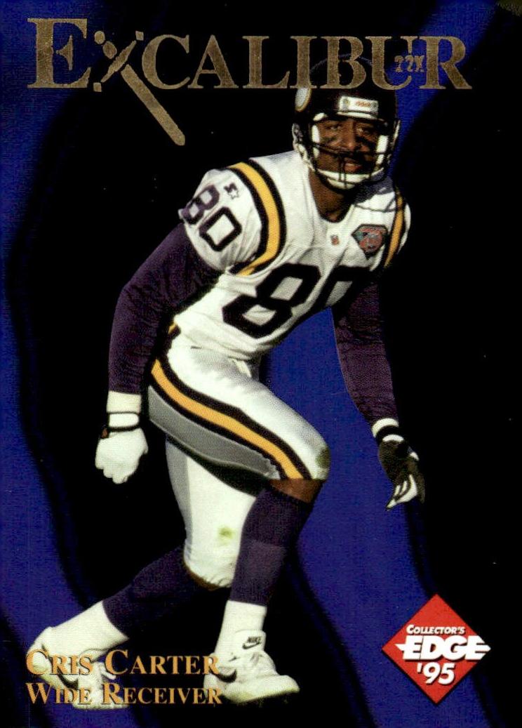 1995 Cris Carter [Gold Shield Gold Prism] #16