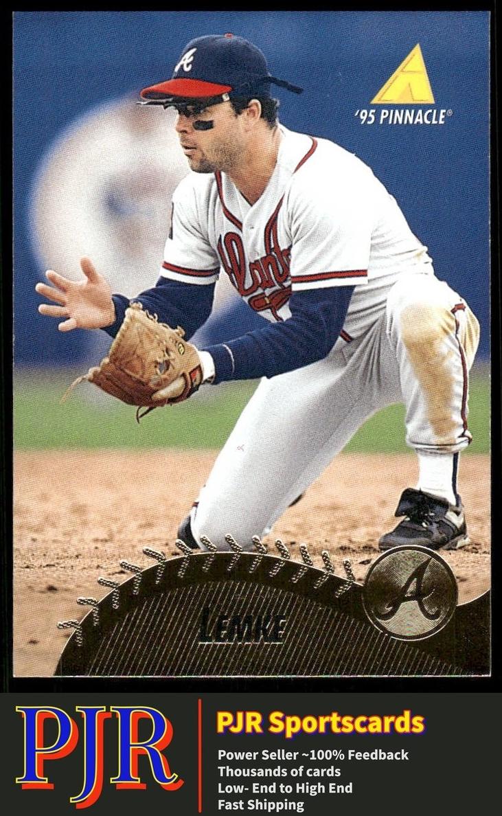 1995 Pinnacle Mark Lemke #126 card