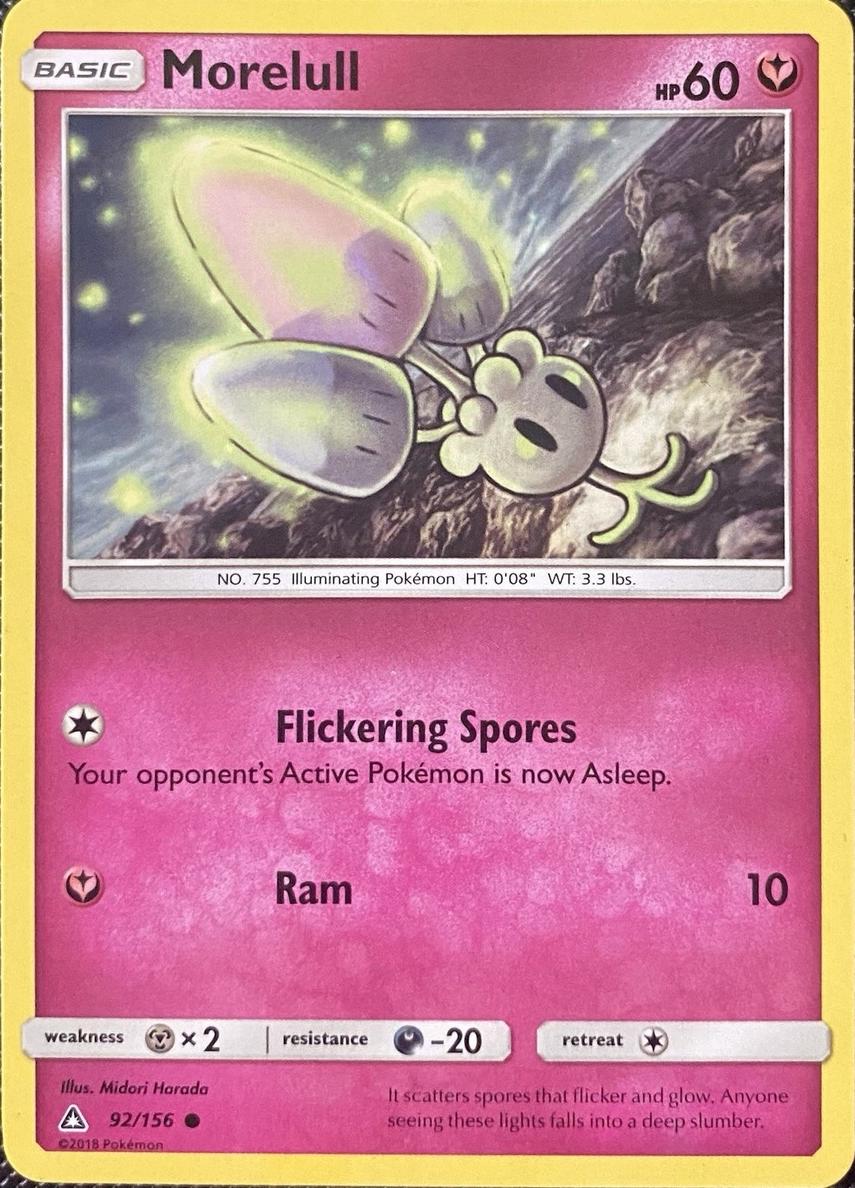 Morelull 2018 Pokemon Sun & Moon Ultra Prism