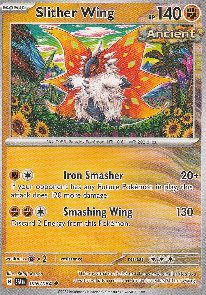 Slither Wing 2024 Pokemon Scarlet & Violet Shrouded Fable