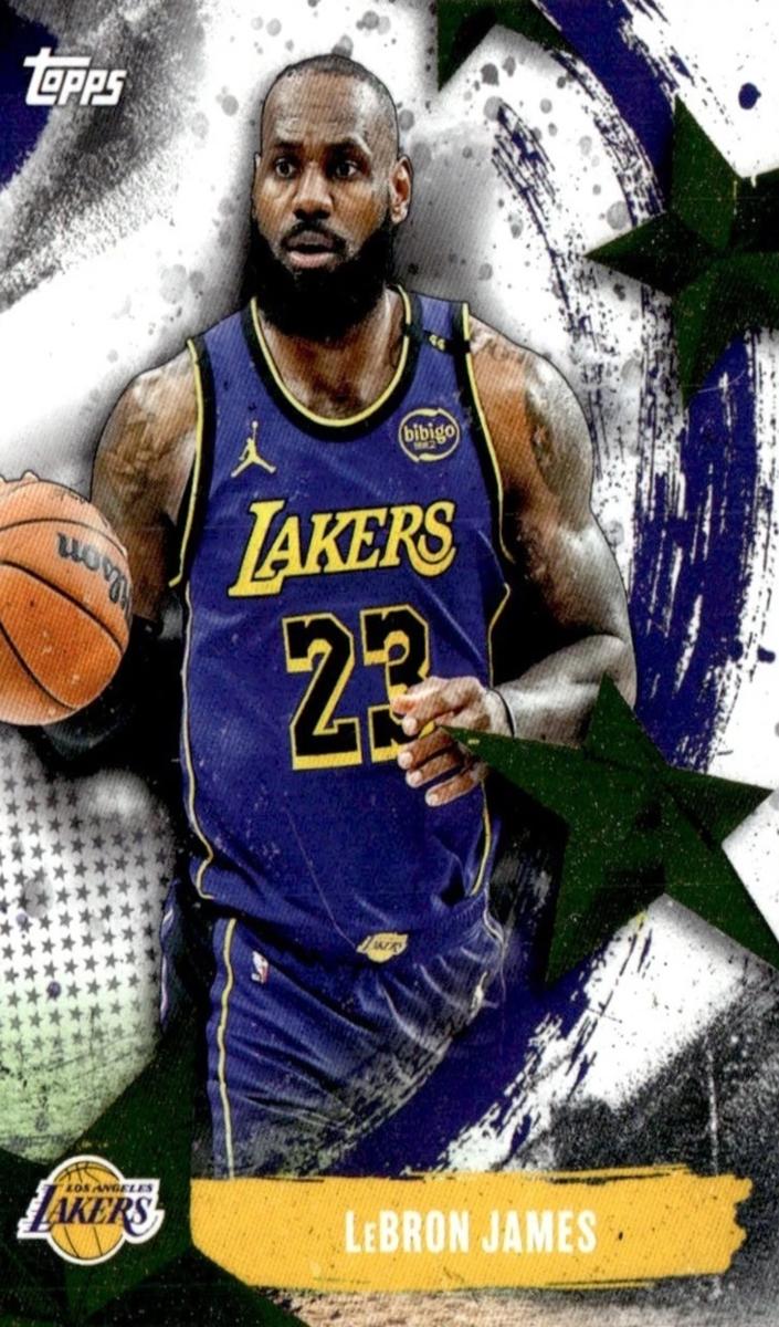 Lebron James 2025 Topps Basketball card