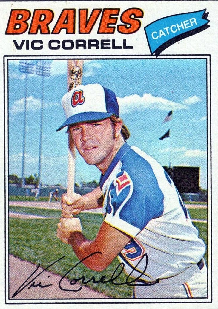 1977 Topps Vic Correll #364 card