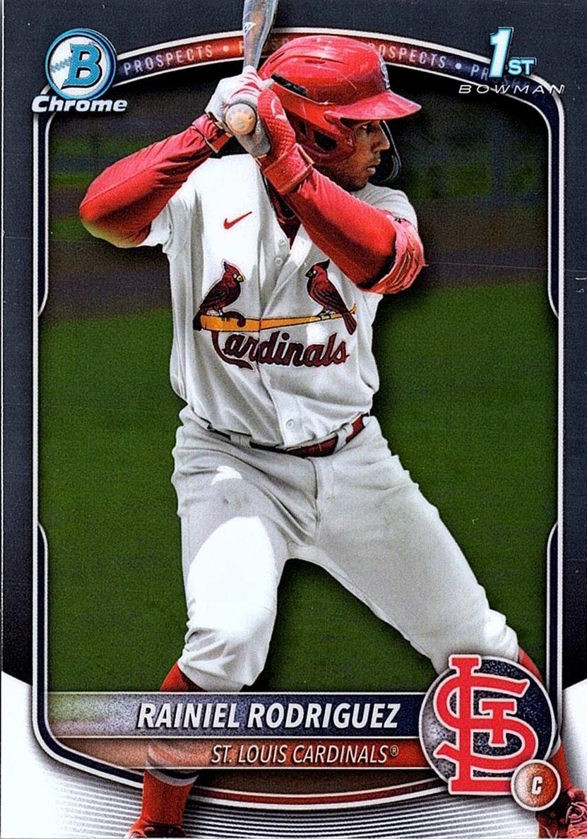 Rainiel Rodriguez 2025 Bowman Chrome Prospects card
