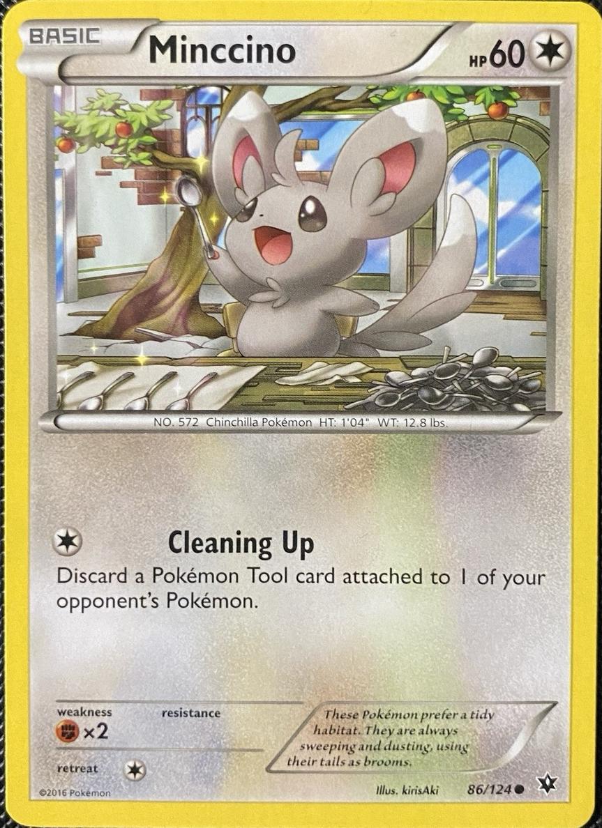 Minccino 2016 Pokemon XY Fates Collide