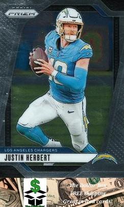 Justin Herbert 2024 Prizm Football card