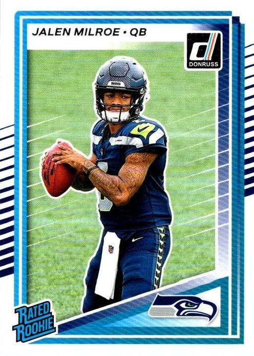 2025 Panini Donruss Jalen Milroe [Autograph] #307 card