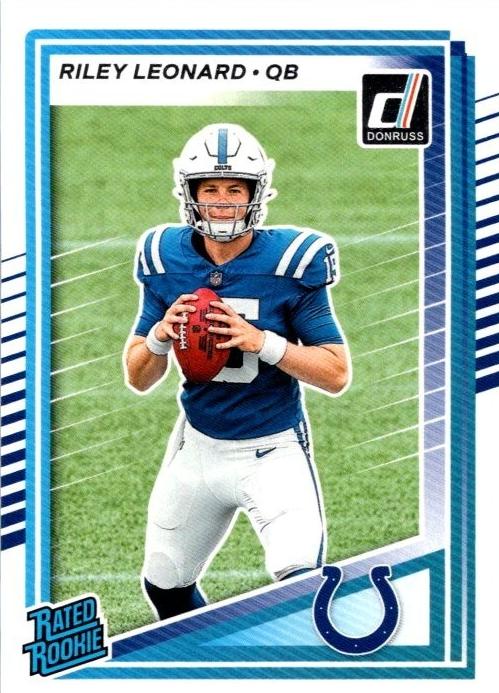 Riley Leonard 2025 Donruss Football card