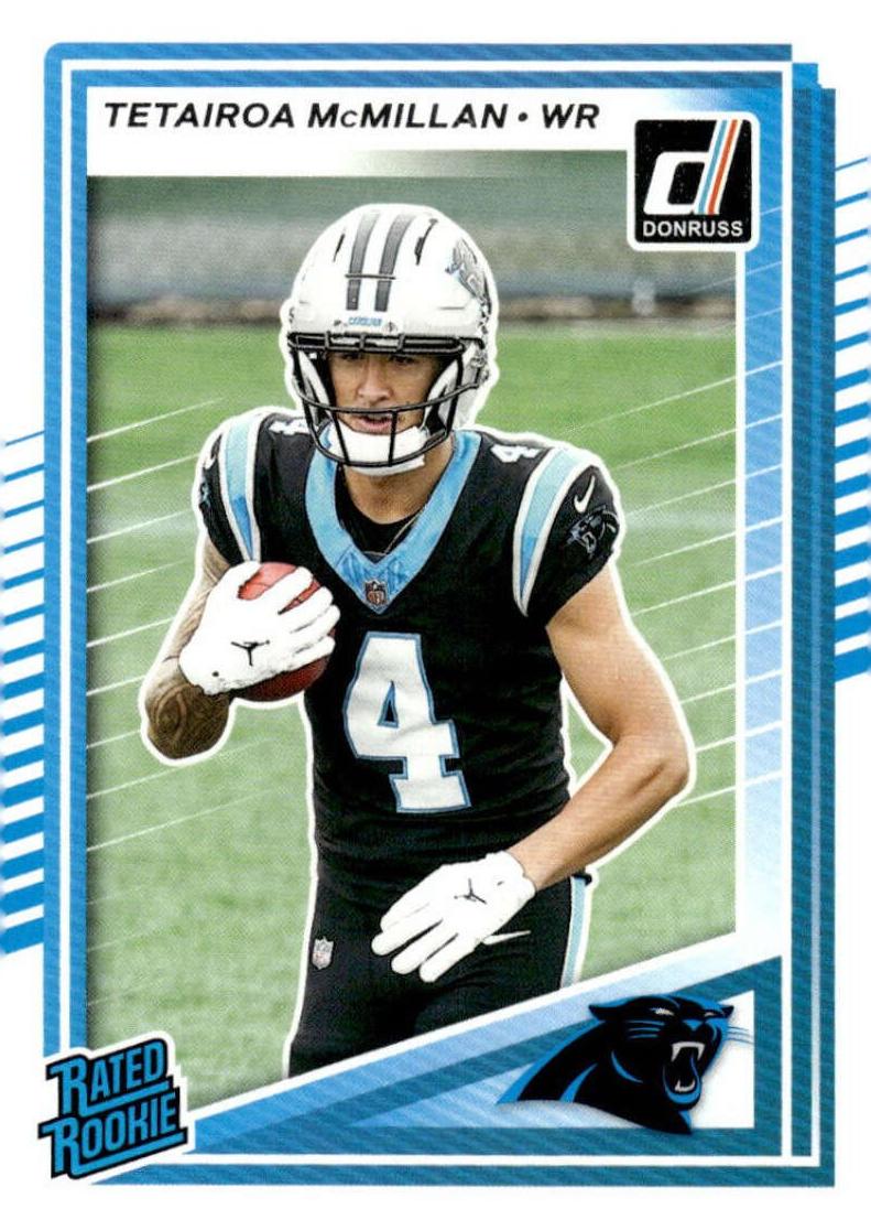 Tetairoa McMillan 2025 Donruss Football card