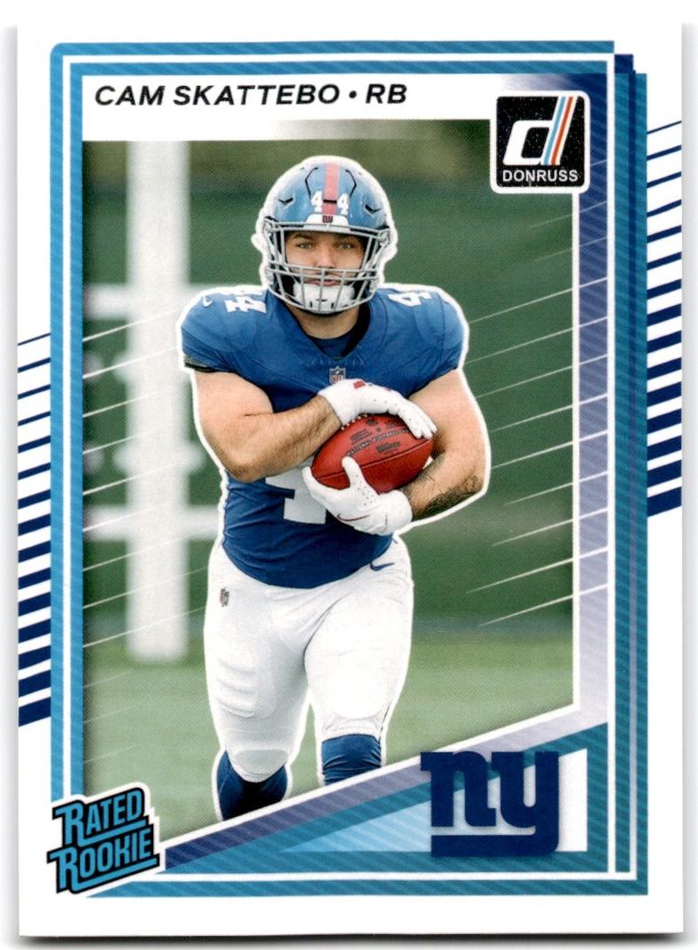 Cam Skattebo 2025 Donruss Football card