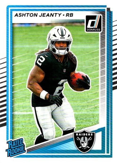 Ashton Jeanty 2025 Donruss Football card